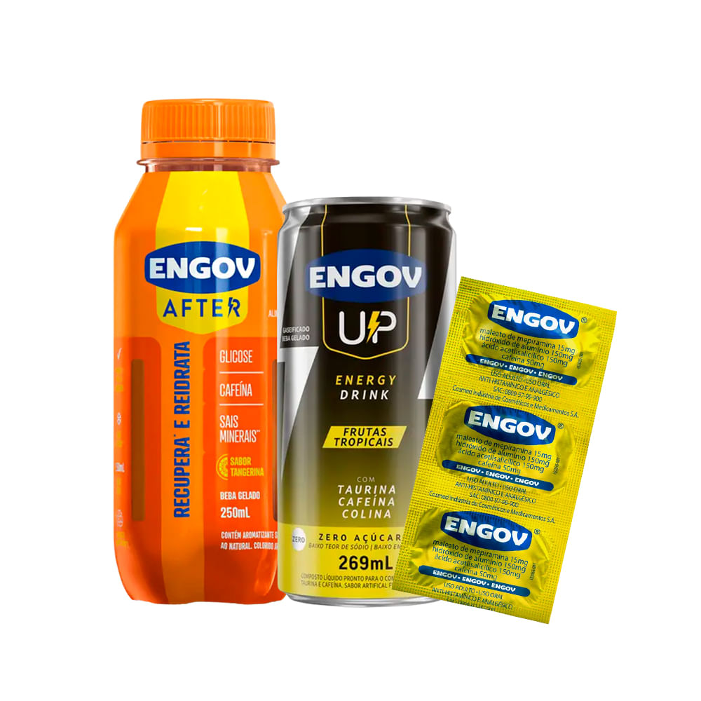 Kit Engov Up e Engov After + Engov – 12 Comprimidos
